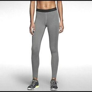 Nike Pro Heathered Grey Leggings